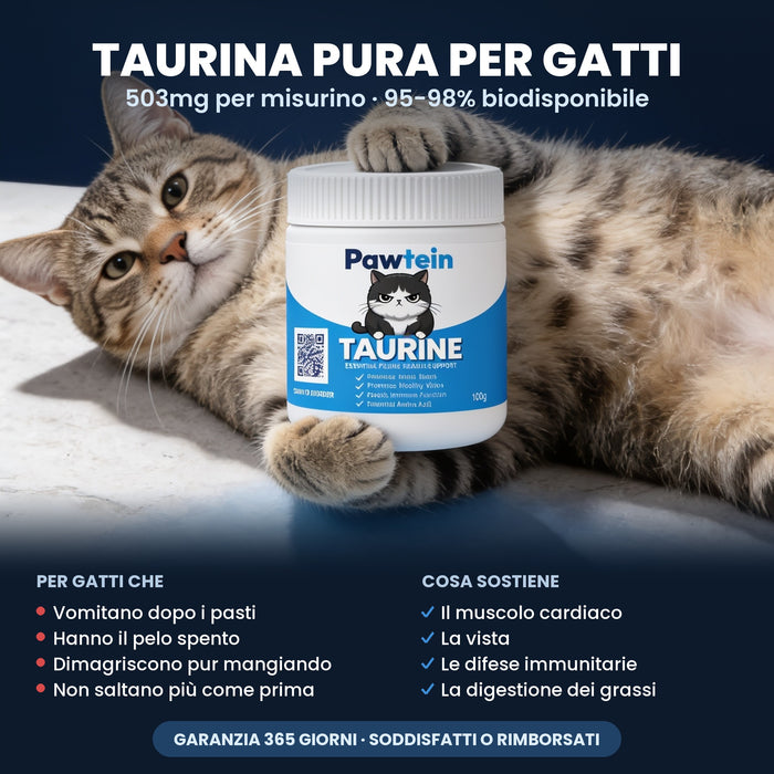 Pawtein™ Integratore di Taurina per Gatti