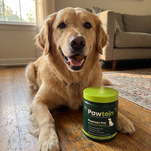Probiotici Masticabili Pawtein — Fermenti per Intestino e Difese del Cane