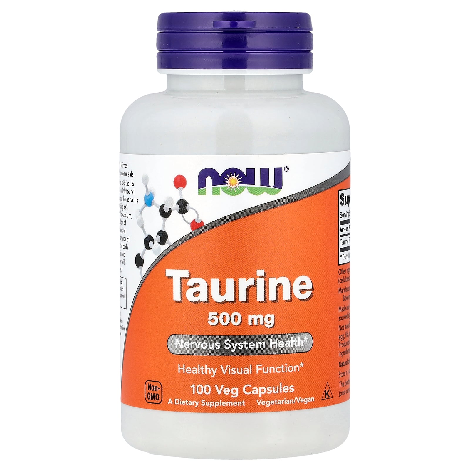 NOW Foods Taurine 500 mg
